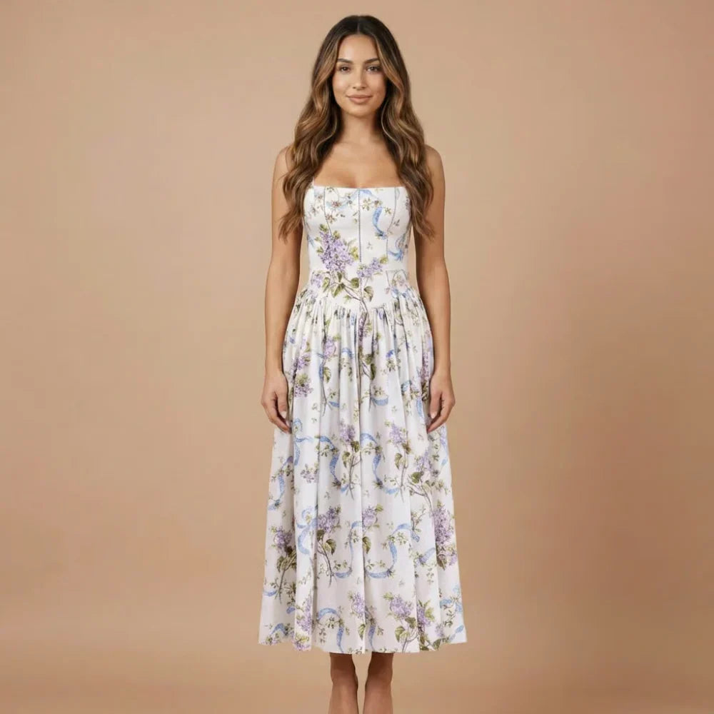 Isabelle Corset Midi Dress