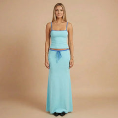 Avery Square Neck Maxi Set
