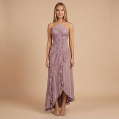 Isabella Ruffle Midi Dress