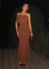 Sienna Fold-Over Maxi Dress
