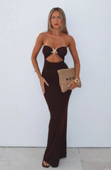 Chocolate Muse Maxi Dress