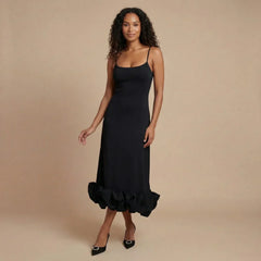 Isla Ruffle Midi Dress