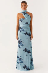 Isla Ruched Maxi Dress