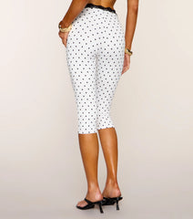 Sweet Spot Polka Dot Capri Leggings